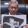 Whitby held up images of the worst of driver behaviour in parliament while discussing the reasons the AI cameras were here to stay. 