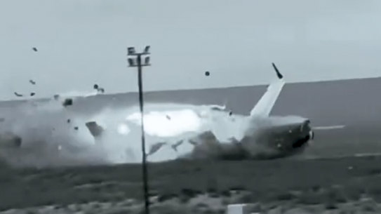 The crash landing of the Azerbaijan Airlines’ Embraer 190 on the ground near the airport of Aktau, Kazakhstan.