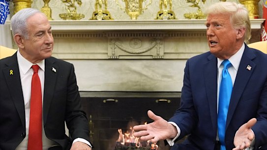 Benjamin Netanyahu and Donald Trump.