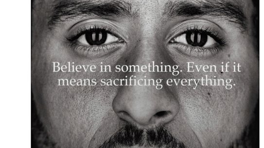 Nike shares fall as Colin Kaepernick's 'Just Do It' ad divides America