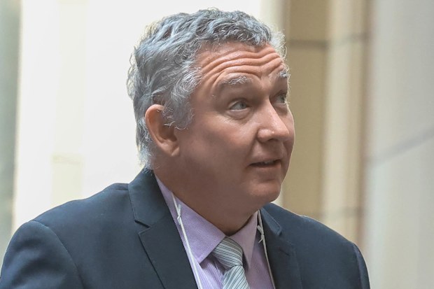 Greg Lynn leaving the Supreme Court (court of appeals) after applying for bail.26th of February 2026, The Age news Picture by JOE ARMAO