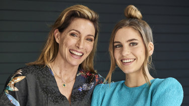 Claudia Karvan and Nathalie Morris  play a mother and daughter - Angie and Oly - in the new comedy Bump.