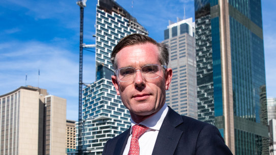 NSW Treasurer Dominic Perrottet launched the NSW Intergenerational Report for 2021 on Monday