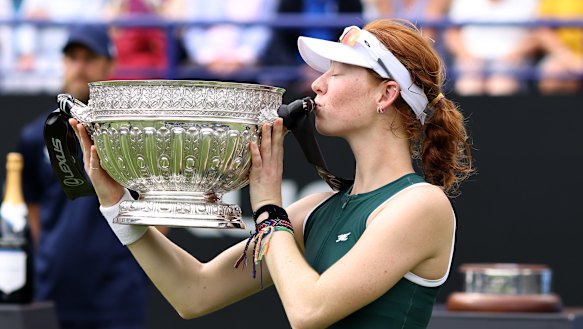 Maya Joint won her second WTA singles title of 2025 at Eastbourne.