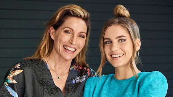 Claudia Karvan and Nathalie Morris  play a mother and daughter - Angie and Oly - in the new comedy Bump.