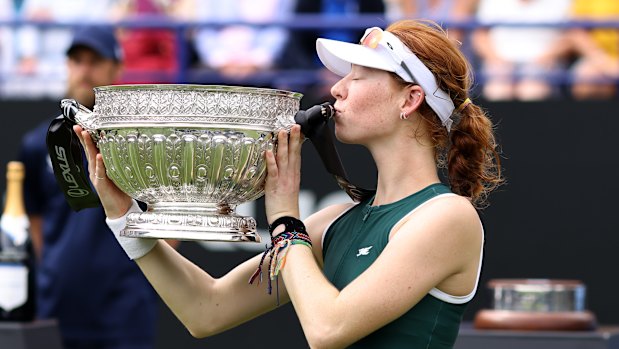 Maya Joint won her second WTA singles title of 2025 at Eastbourne.