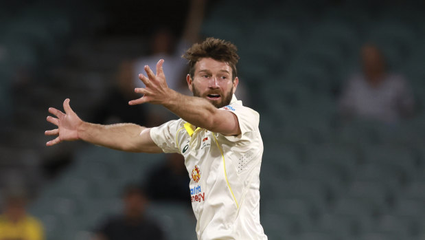 Michael Neser took two wickets for Australia.