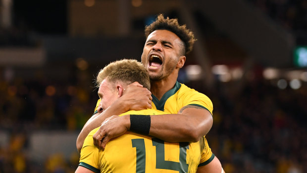 The Australians had plenty to celebrate at Optus Stadium.