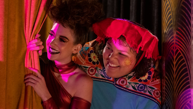 Alison Brie and Britney Young in Glow, which Netflix recently cancelled.