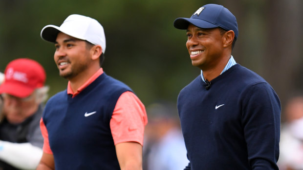 Jason Day has been talking to Tiger Woods about his back injury.