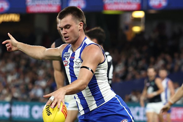 Colby McKercher copped a spray at the final break of the exciting Good Friday win