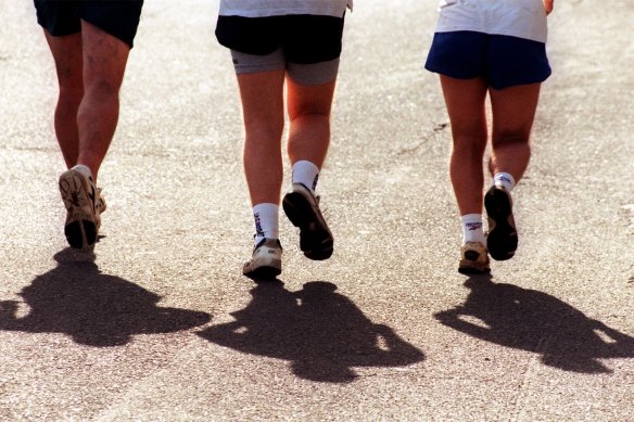 Kade entered the 5km race, but when a woman told him to keep running at the 5km turning point, he did.