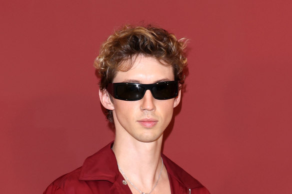 Troye Sivan at Milan Fashion Week earlier this year.