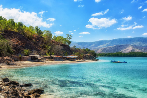 Dili’s pristine coastline, home to tropical marine life.