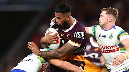 Broncos wrecking ball Haas.