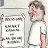 ‘Wear whatevs’: Russell Crowe offered restaurant dress code exemption