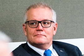 Scott Morrison, pictured on August 2, 2022, held at least three ministerial portfolios that were not known even to others in the Cabinet. 