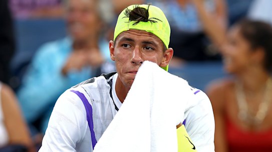 Alexei Popyrin went down swinging against Matteo Berrettini.