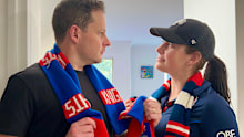 Simon and Shannon - NRL grand final