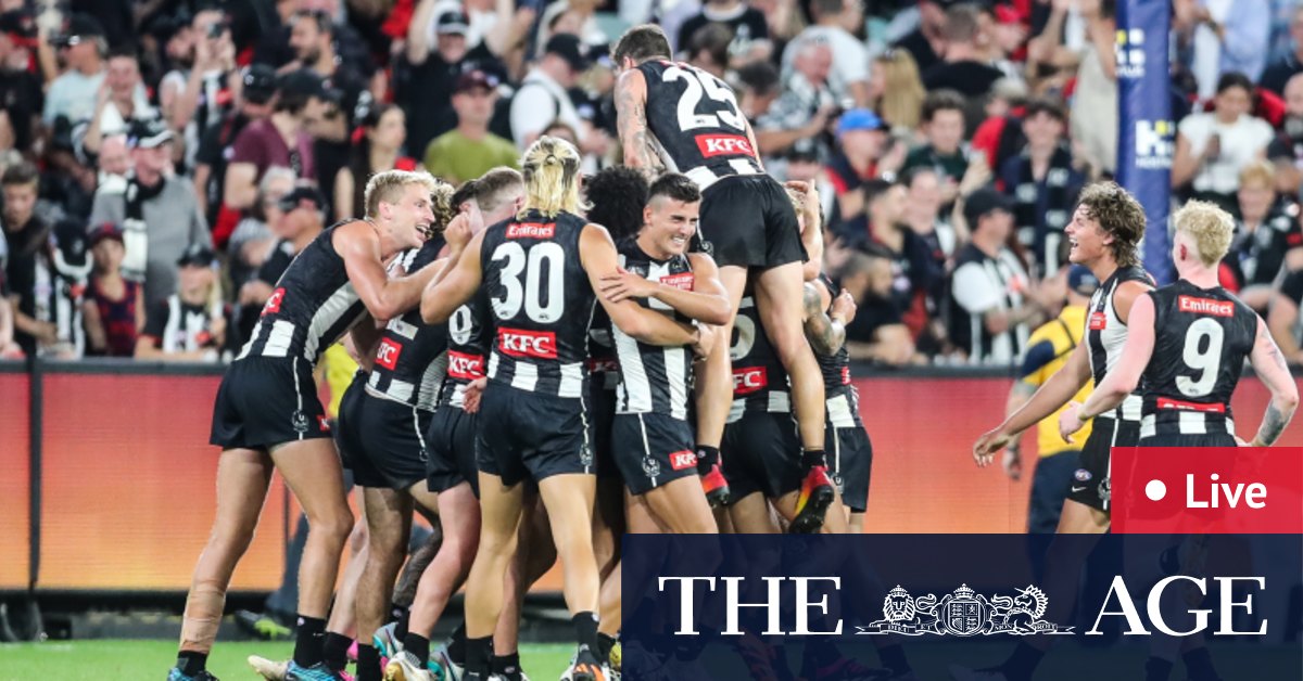 AFL 2023 Anzac Day Game LIVE updates Collingwood Magpies v