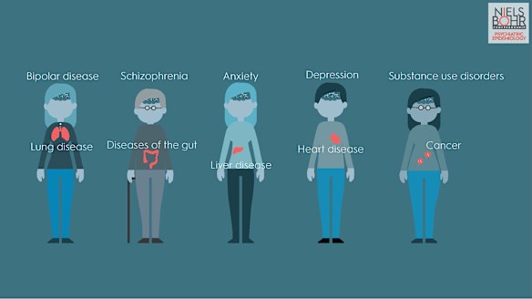 Researchers from UQ's Queensland Brain Institute have discovered clear links between mental and physical illnesses.