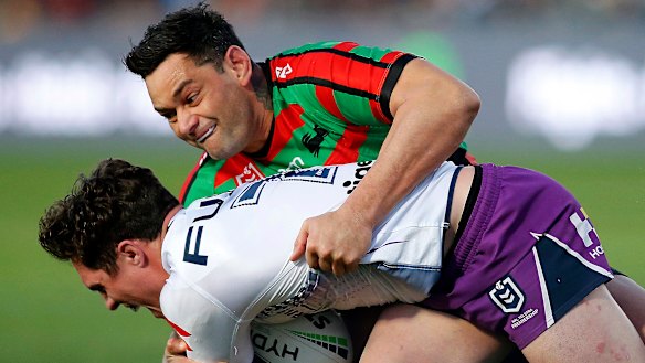 Souths favourite: John Sutton will finish his career as a member of the 300-plus-game club.