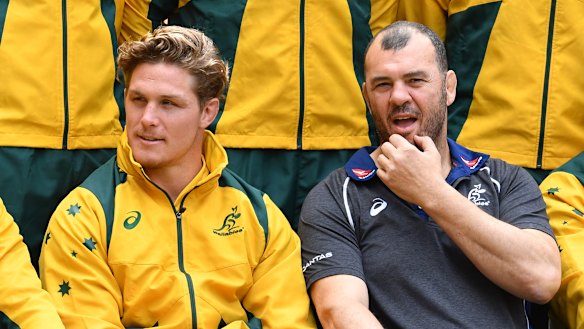 Best case: Wallabies coach Michael Cheika has been in discussions with Super Rugby sides about resting players like Michael Hooper.