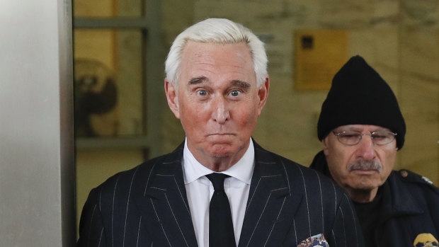 On trial: Republican trickster Roger Stone.
