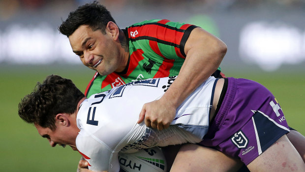 Souths favourite: John Sutton will finish his career as a member of the 300-plus-game club.