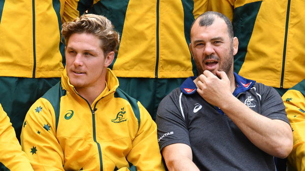 Best case: Wallabies coach Michael Cheika has been in discussions with Super Rugby sides about resting players like Michael Hooper.