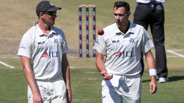 Toss up: Victorian quicks Chris Tremain and Scott Boland will be hoping to retain their place in the Bushrangers eleven.