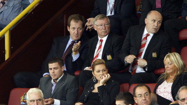 Sir Alex Ferguson and Mike Phelan in 2010.