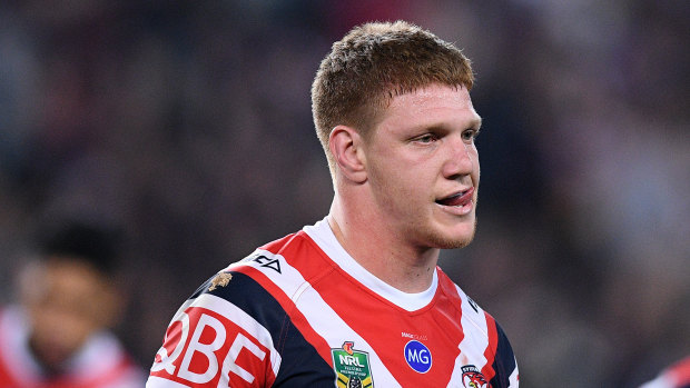 Assurance: Former Roosters prop Dylan Napa has told former teammate Paul Carter that he doesn’t believe he is the leak of damaging sex tapes.
