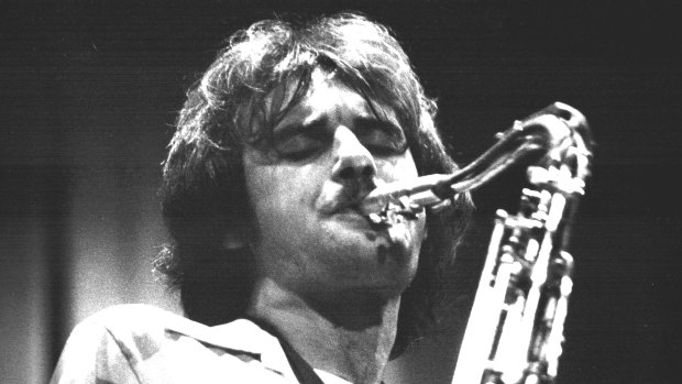 Saxophonist Mark Simmonds.