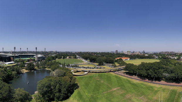 Moore Park in inner Sydney.