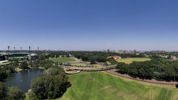 Moore Park in inner Sydney.