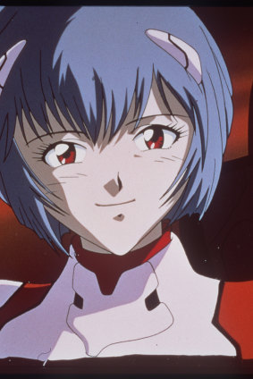 Rei Ayanami from the series Neon Genesis Evangelion.