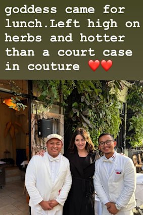 British celebrity chef Nigella Lawson pays a visit to Potts Point Vietnamese restaurant Lady Chu.