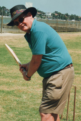 Vincent Connell was always ready to pick up a cricket bat.