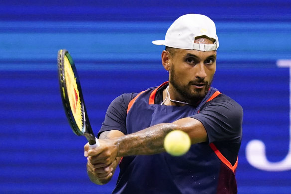 Nick Kyrgios is relishing being on the big stage at the US Open after his performance at Wimbledon.