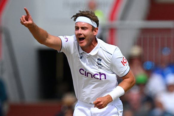 Stuart Broad has a talent for winding up Australians.