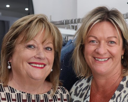 Susanne Hoppe and Jacqui Bonnett. “Jacqui is very capable,” says Susanne. “She’s very good at compartmentalisation.” 