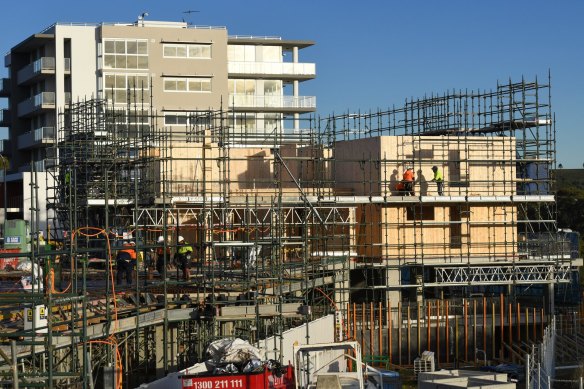 Affordable housing being built in Campbelltown.