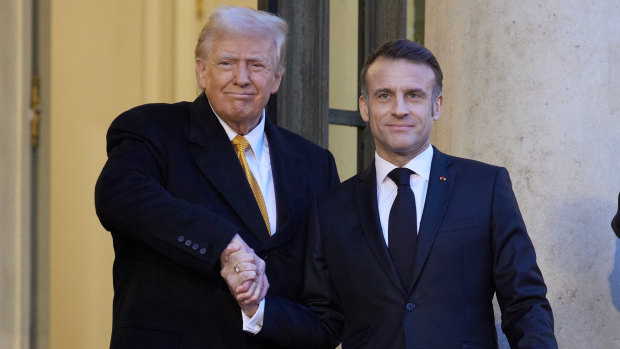 Trump and Macron can’t let go of their handshake duel