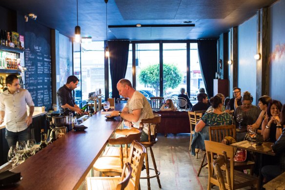 The main bar area. 