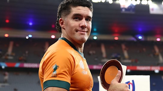 Thumbs up: Ben Donaldson was man of the match.