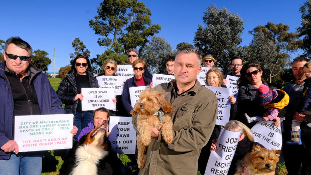 ‘Lost forever’: Yarraville locals take on council over proposed stadium on dog park
