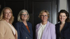 AFR, Citibank Aust & NZ Investment Conference in Sheraton On Park Sydney. Teals Kylea Tink , Moderator Sam Mostyn, Zali Steggall, Allegra Spender. 12th October 2022 