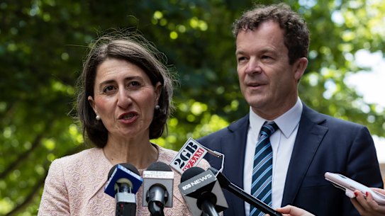 NSW Premier Gladys Berejiklian and Attorney General Mark Speakman.