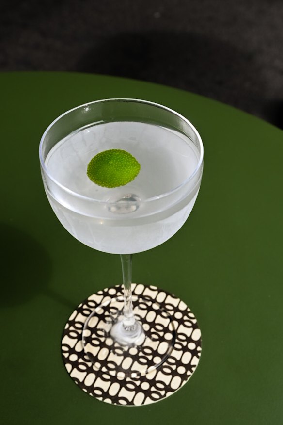 Each cocktail at Bar Bellamy - perhaps a martini with green capsicum vermouth and lacto-fermented honeydew - is made only 100 times.